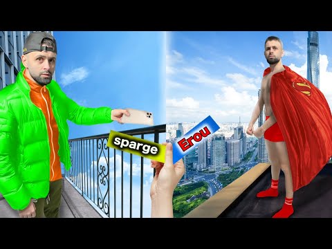 Fac ce scrie pe bilețele timp de o zi ! *Sunt SuperMan*