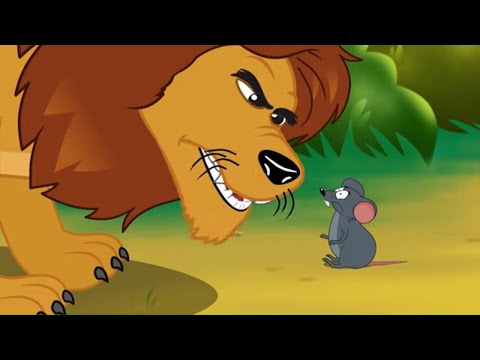2 Märchen | Der Löwe und die Maus Märchen | Gute Nacht geschichte für klainekinder