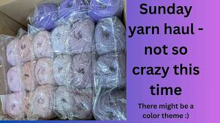 Sunday Herrscnerrs haul of yarn - this I ordered on purpose - I might have a yarn issue :)