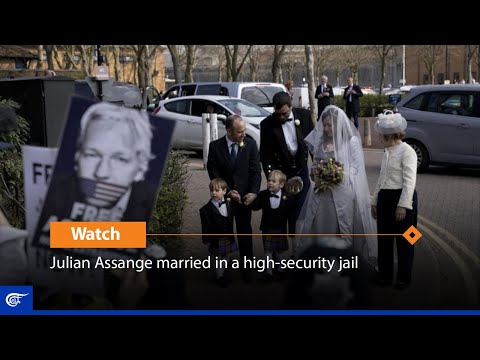 Julian Assange married in a high-security jail