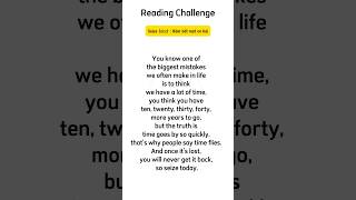#Reading Reading Challenge #1| Practice speaking & Shadowing English efficiently