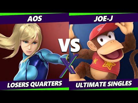 S@X 442 Losers Quarters - AoS (ZSS) Vs. Joe-J (Diddy Kong) Smash Ultimate - SSBU