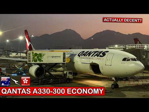 Flying Qantas A330-300 Economy to Hong Kong - Better Than Expected?