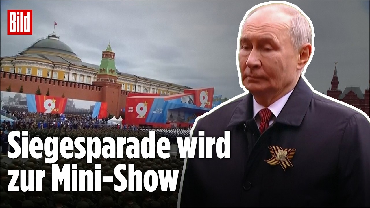 Moskau: Putins 9.-Mai-Militärshow fällt 2026 deutlich kleiner aus