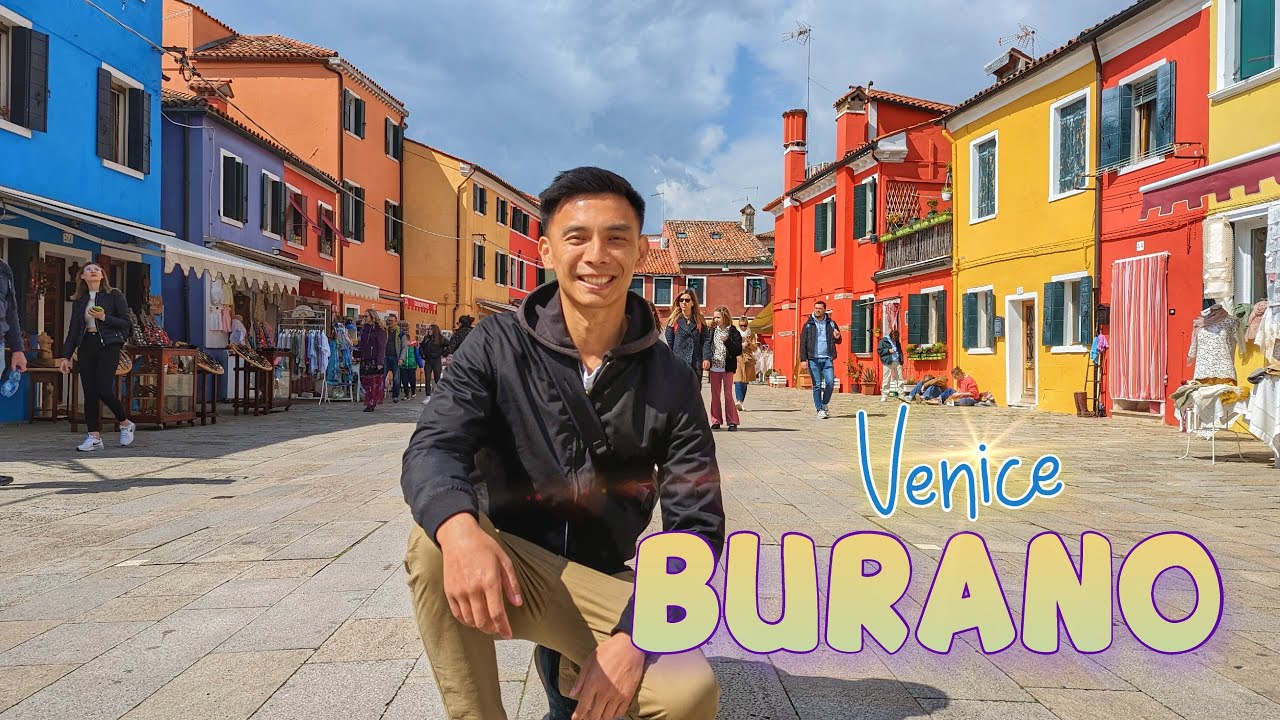 Experience the enchanting beauty of Burano Island in this captivating video tour!