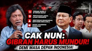 Download lagu CAK NUN _ FOR THE FUTURE OF INDONESIA, SHOULD GIBRAN STEP DOWN??? mp3