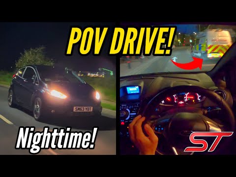 Ford Fiesta ST POV with Miltek Exhaust! (NIGHTTIME!)