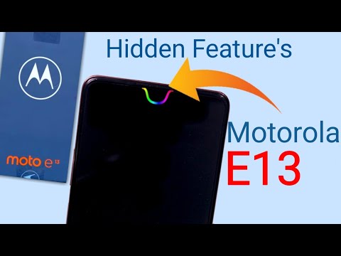 Moto E13 Enable LED Notification Light | Motorola e13 4g hidden features