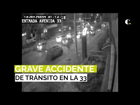 Choque múltiple en la 33 dejó seis personas heridas