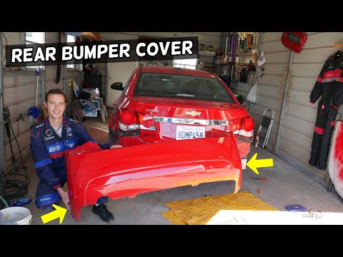 CHEVROLET CRUZE REAR BUMPER COVER REMOVAL REPLACEMENT | CHEVY CRUZE REAR BUMPER