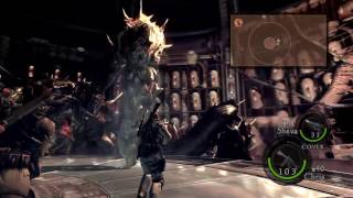 RESIDENT EVIL5 Boss 6 fight