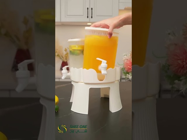 موزع عصير للمناسبات موزع مشروبات بغطاء محكم خزان عصير للمطبخ