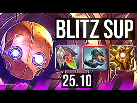 BLITZCRANK & Lucian vs GALIO & Senna (SUP) | KR Challenger | 25.10