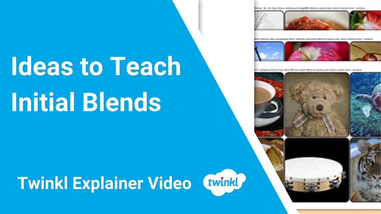 Ideas to Teach Initial Blends