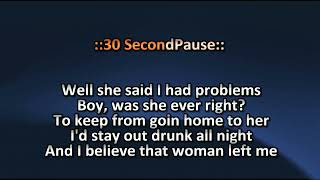 Hank Williams III - My Drinkin Problem - Country - Karaoke