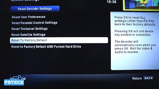 💎 How To Reset & Format Hard Drive On Dstv Explora Decoder