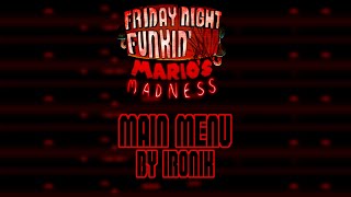 Cover art for Mario's madness main menu