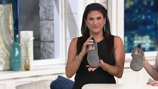 Clarks Collection Suede Slip-On Loafers - Sharon Dolly on QVC