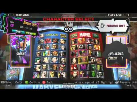 UMvC3 Team AGE vs FGTV Live - Teams CEO2013 Day 1