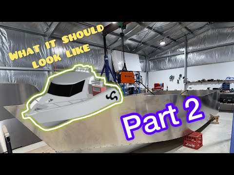 Part Two: Building my dream boat at Home | first stage Welding