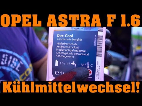 Opel Astra F - Kühlsystem durchspülen & Kühlmittel wechseln! 🔧🔧🔧