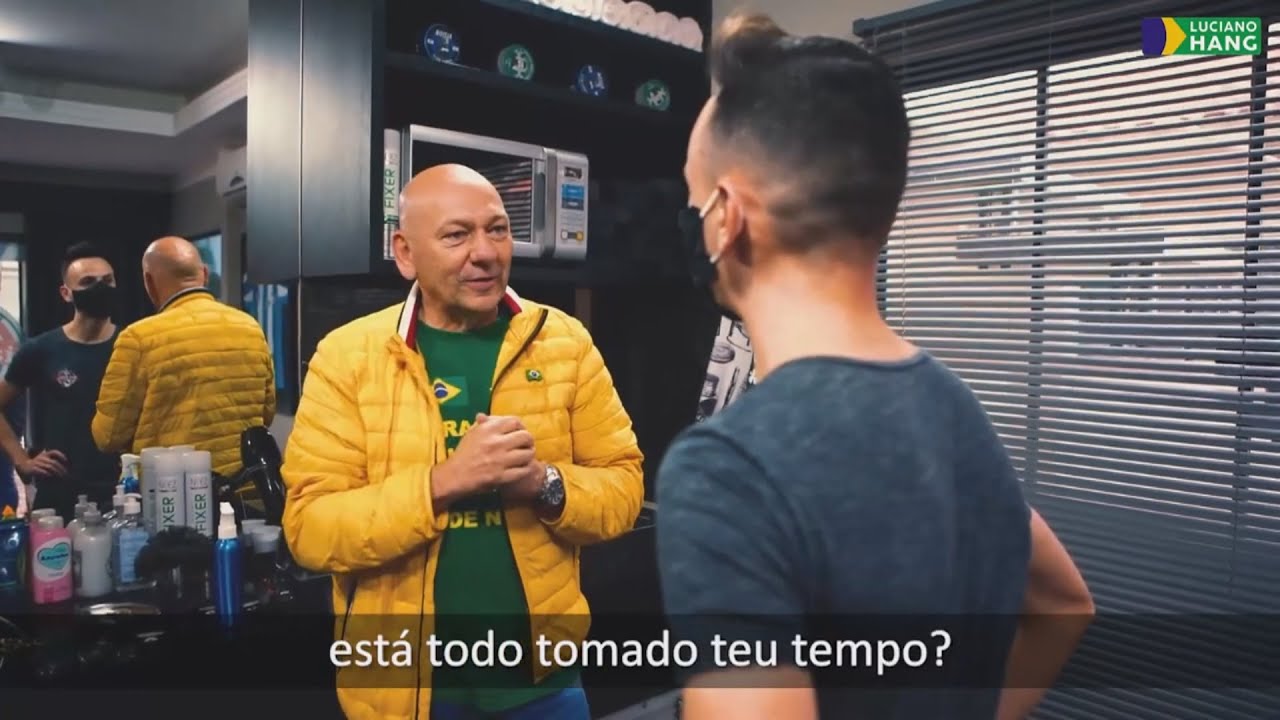 Empresário Luciano Hang realiza sonho de barbeiro de Canelinha