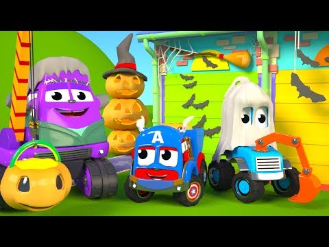 FRIENDS ON WHEELS EP 32 - THE MIGHTY MACHINES ARE GOING TRICK OR TREAT FOR HALLOWEEN