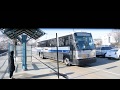 NIS New York Bound D4500 2885 Bus Leaving The 34th Street HBLR Park Ride