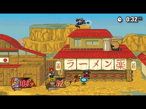 Super Smash Flash:Sheik VS Naruto