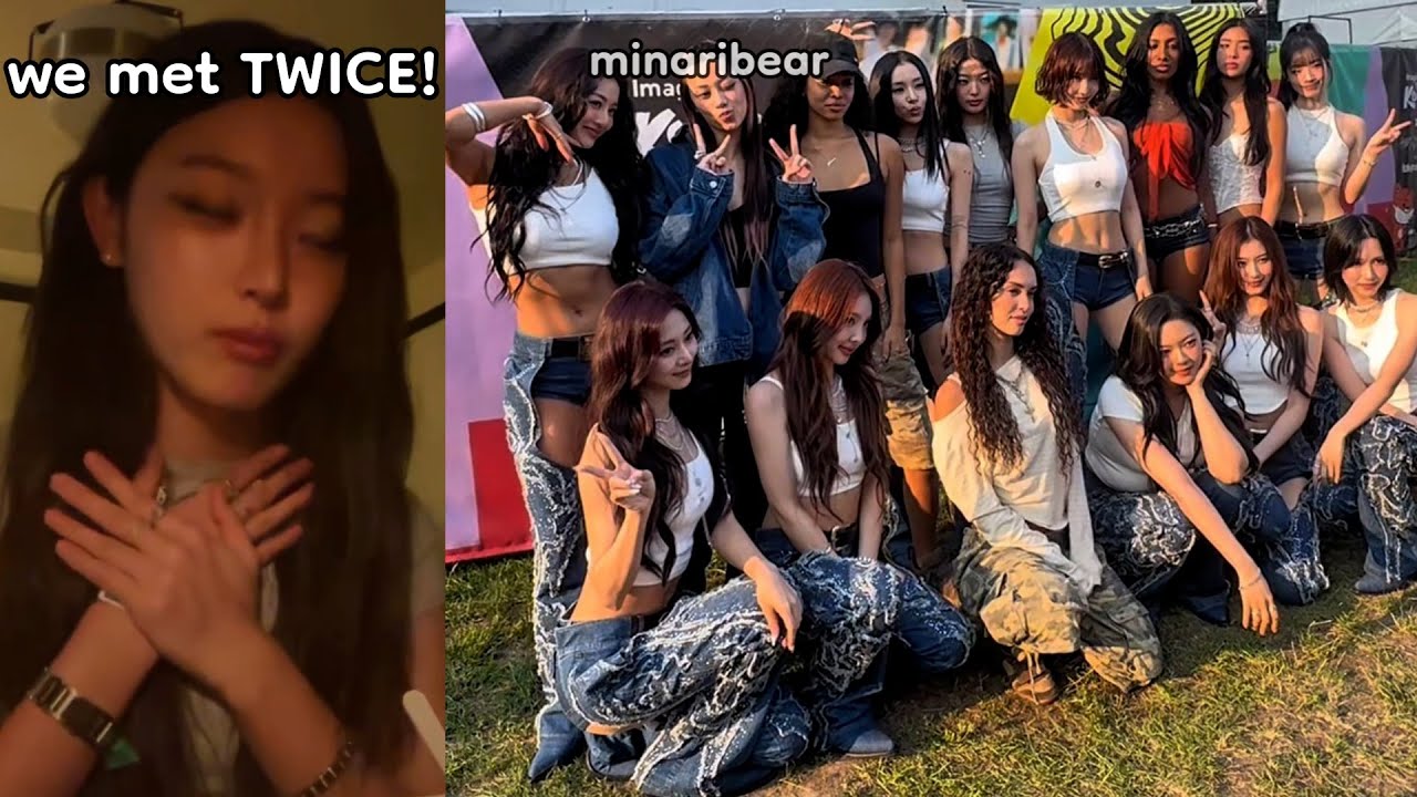 katseye meets TWICE (ft. yoonchae fangirling)