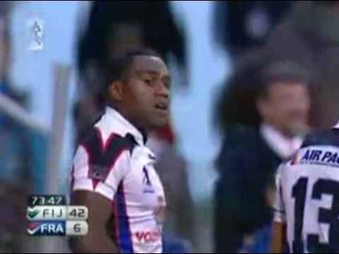 Akuila Uate Try 3 v France