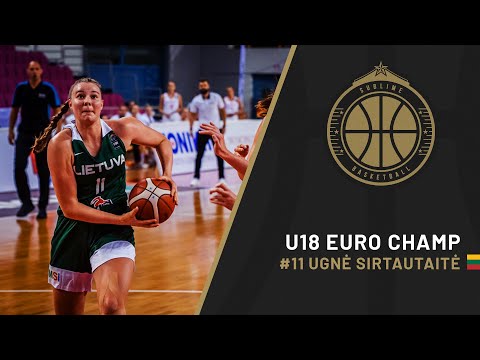 Ugne Sirtautaite Women's EUROBASKET 2022 Spain vs Lithuania FIBA U18 European Champ Final Highlights