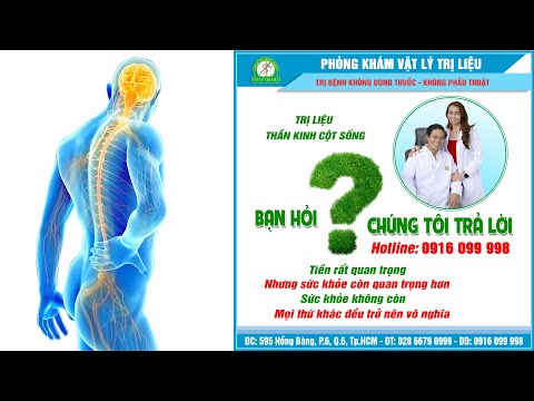 Trị liệu THẦN KINH CỘT SỐNG - VẬT LÝ TRỊ LIỆU không dùng thuốc