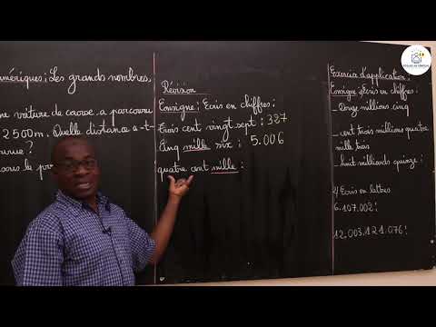 Course - CM2: Digital Activities / Large Numbers / Mr. Gassama