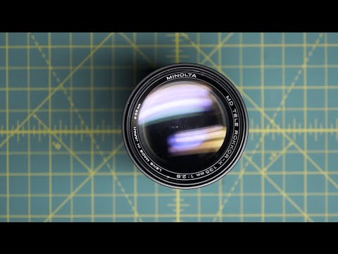 Minolta MD Tele Rokkor-X 135mm f2.8 Objektiv – Vollständige Demontage