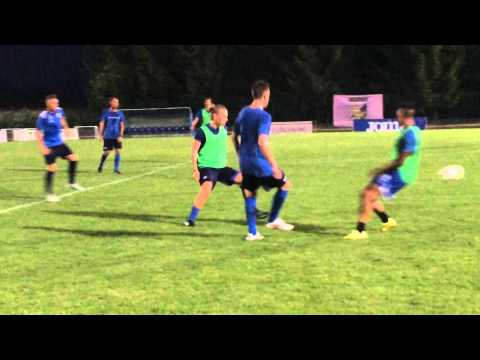 2015/08/07 CalcioChiese in allenamento per amichevole con US Palermo  al Grilli di Storo