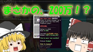 【マインクラフト】200万の高額BIT!?
