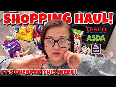 ** (£270) BIG Weekly Grocery HAUL 🛍️ ** | Cheaper Week | Shop with me at Tesco Aldi Asda!