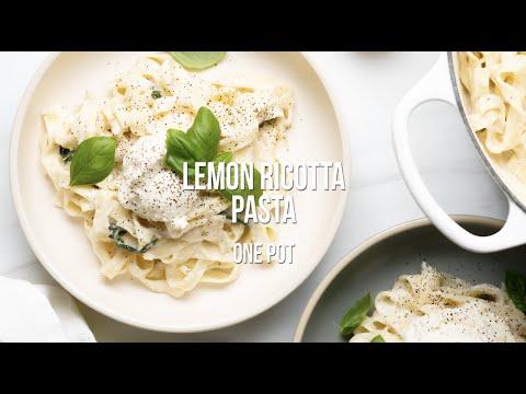 Easy Lemon Ricotta Pasta Recipe