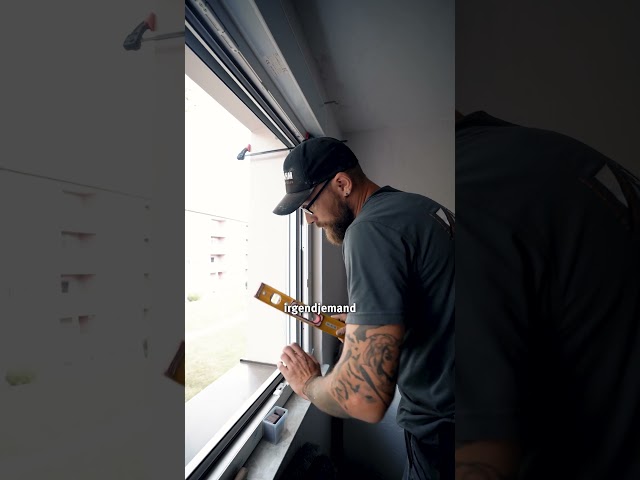 Saubere Fenstermontage vom Fachbetrieb