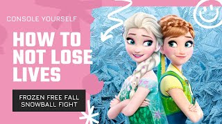 Tip and cheat on how to not lose lives in Frozen Free Fall: Snowball Fight