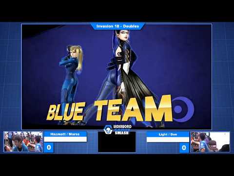 Invasion 18 - Doubles Winner's Semis: Hazmatt/Marss vs Light/Don