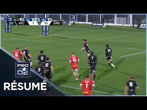 PRO D2 Saison 2024-2025 J15 - Résumé Stade Niçois Rugby - FC Grenoble Rugby