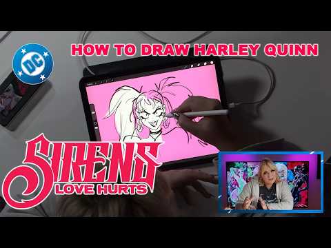 How to Draw Harley Quinn with Babs Tarr and Tini Howard | Sirens: Love Hurts | DC