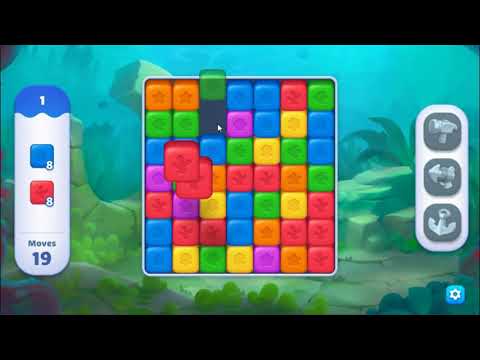 Fishdom Blast Level 1 - NO BOOSTERS GAMEPLAY 🐠 | SKILLGAMING ✔️