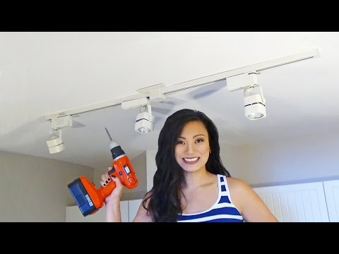 How to install track light
