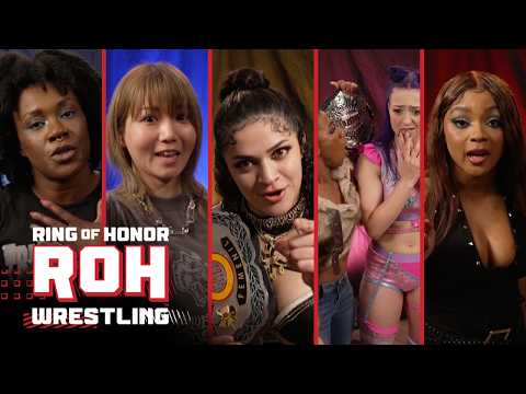 Athena, Persephone, Billie Starkz, Trish Adora, Maya World & Yuka Sakazaki battle at #ROHSupercard!