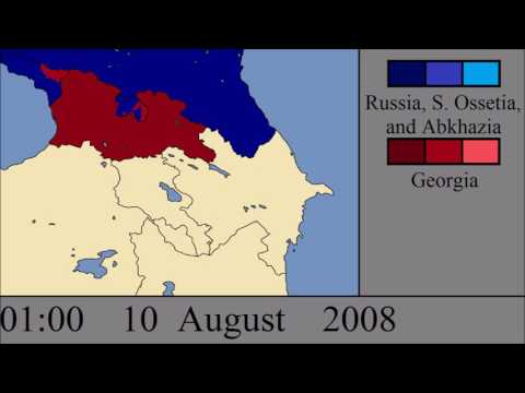 The Russo - Georgian War: Every Hour