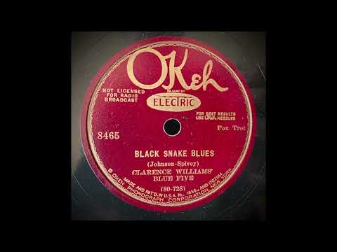 "Black Snake Blues" - Clarence Williams' Blue Five (1927)