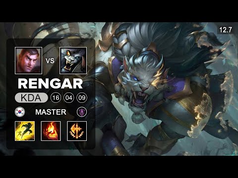 Rengar vs Jayce Top - KR Master - Patch 12.7 Season 12
